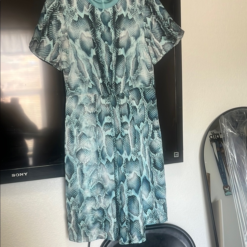 Elie Tahari Blue Mini Dress